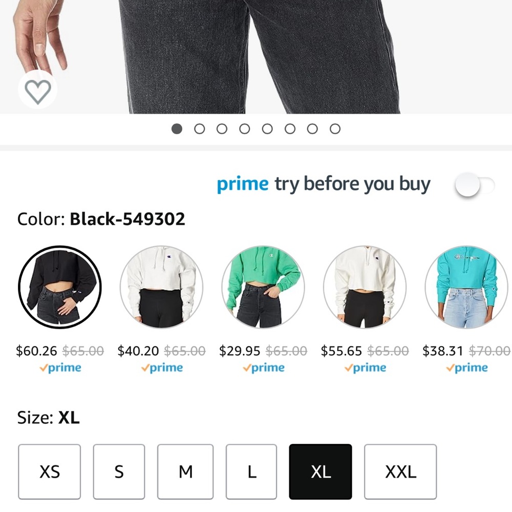 Brand new with tags champion cropped hoodie